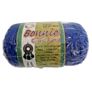 *NEW* ! 🪢Bonnie Macrame Craft Cord Large Roll - 6mm X 100yd - ROYAL  color